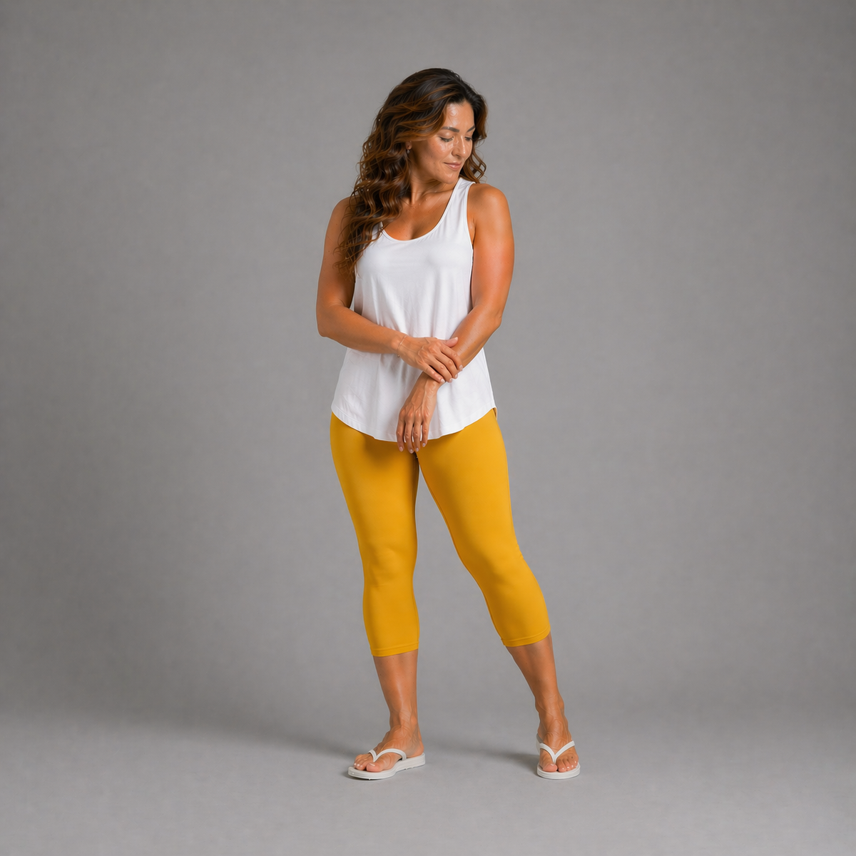 3/4 Capri High Waist Leggings