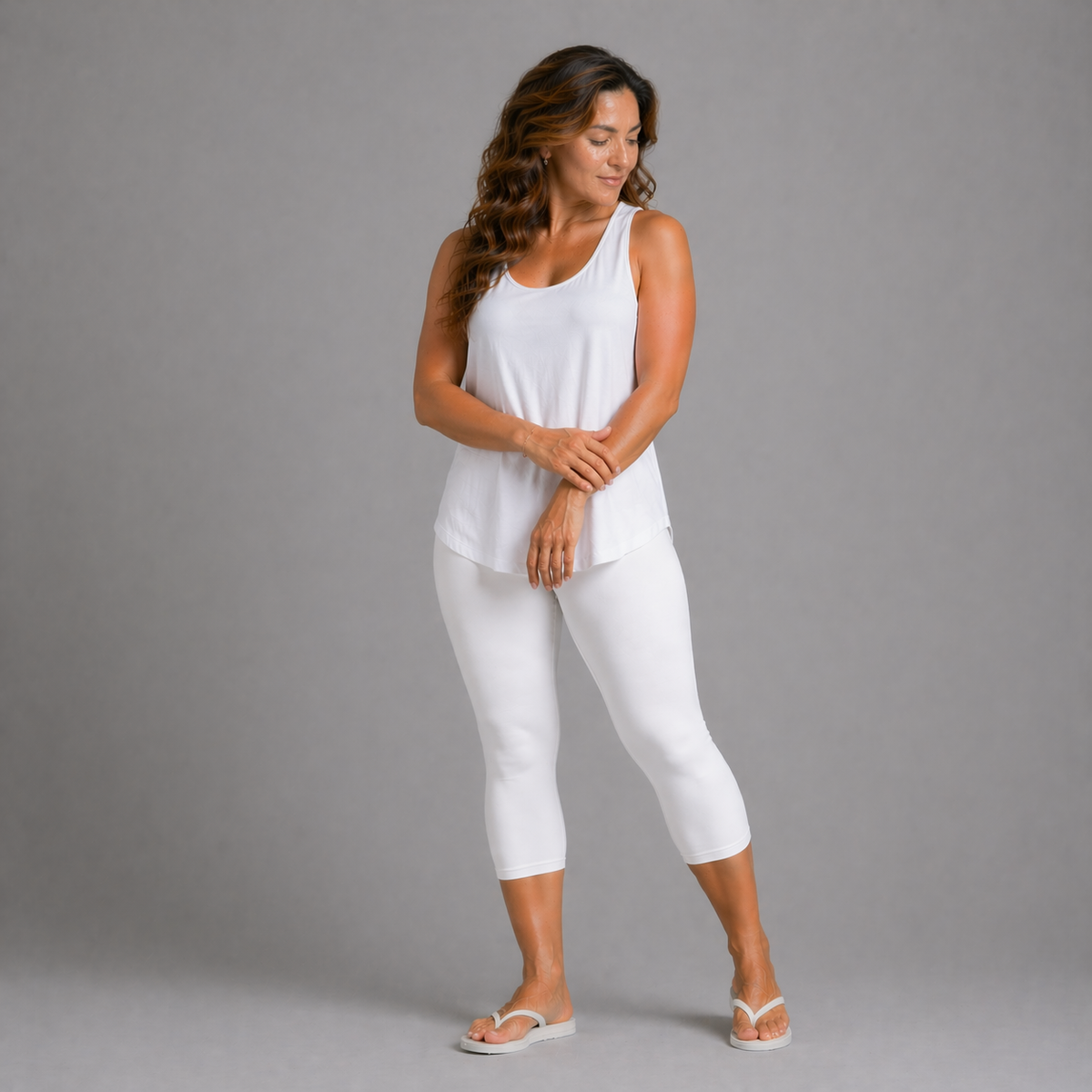 3/4 Capri High Waist Leggings