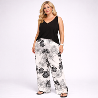 Bright Coloured Wide Leg High Rise Palazzo Trousers