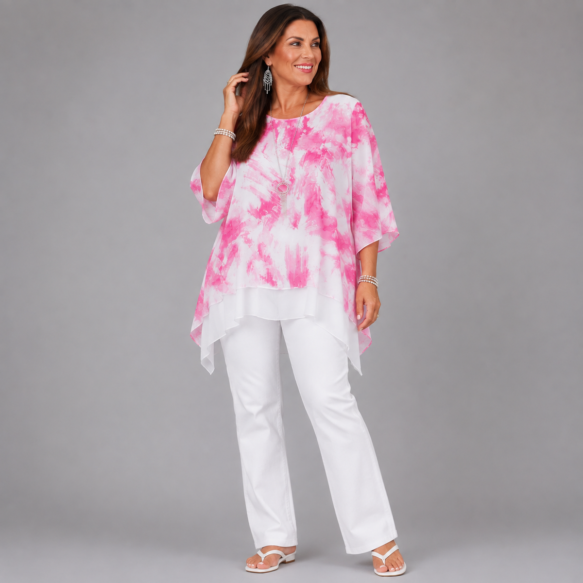 Q-003 hot pink top