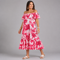 leaf pattern dress (toscana)