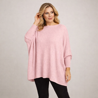Super Soft Oversized Slash Neck Jumper