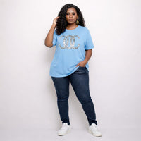 Studded Short Sleeve Cotton T-Shirt