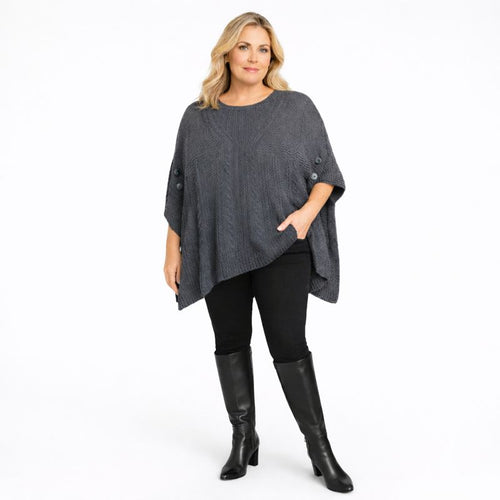 Chunky Knit Tabbard Jumper