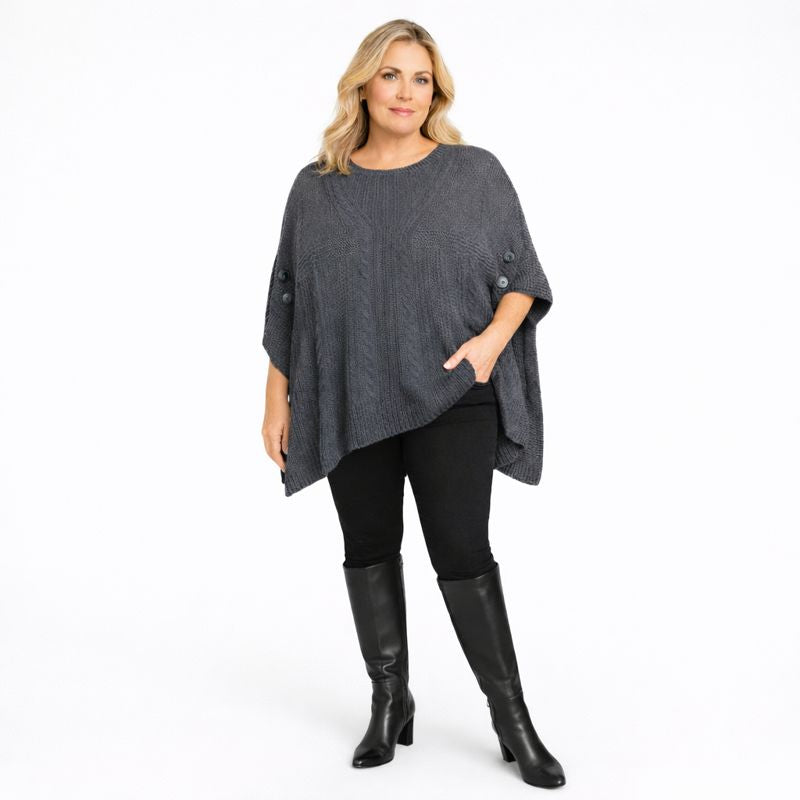 Chunky Knit Tabbard Jumper