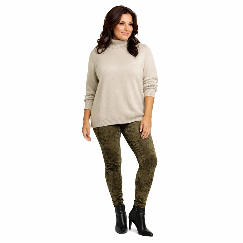 Crushed Velvet High Waist Leggings