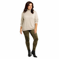 Crushed Velvet High Waist Leggings