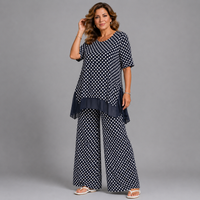 Polka Dot Two Piece Outfit Set