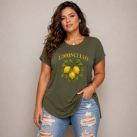 Limoncello Dipped Hem T-Shirt