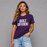 Long Cotton T-shirt with Built Different Logo