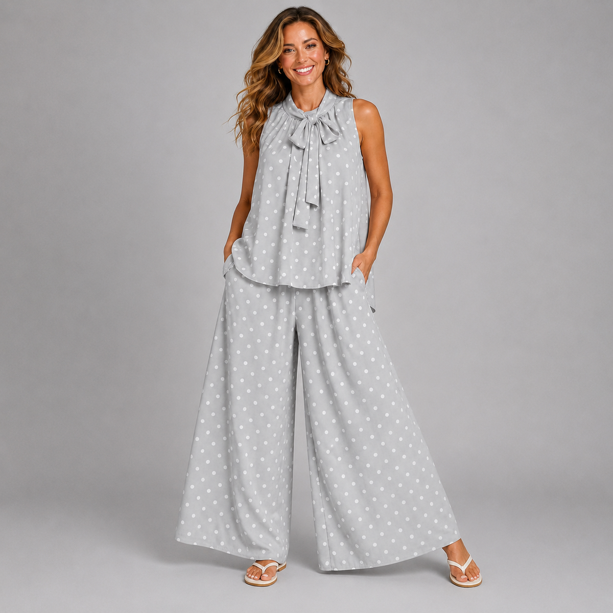 Polka Dot Two Piece Set