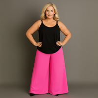 Wide Leg High Waist Palazzo Trousers