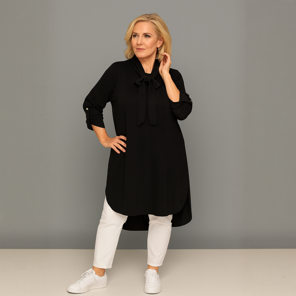 Long Dipped Hem Top