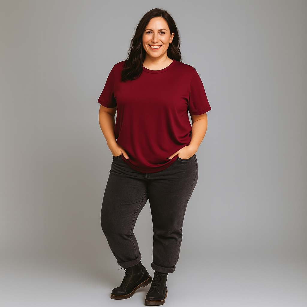 Premium Soft Stretchy Long Length T-shirt