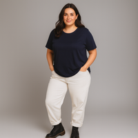 Premium Soft Stretchy Long Length T-shirt