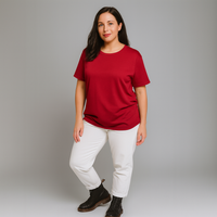 Premium Soft Stretchy Long Length T-shirt