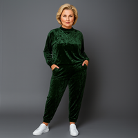 Luxurious Crushed Velvet Tracksuit