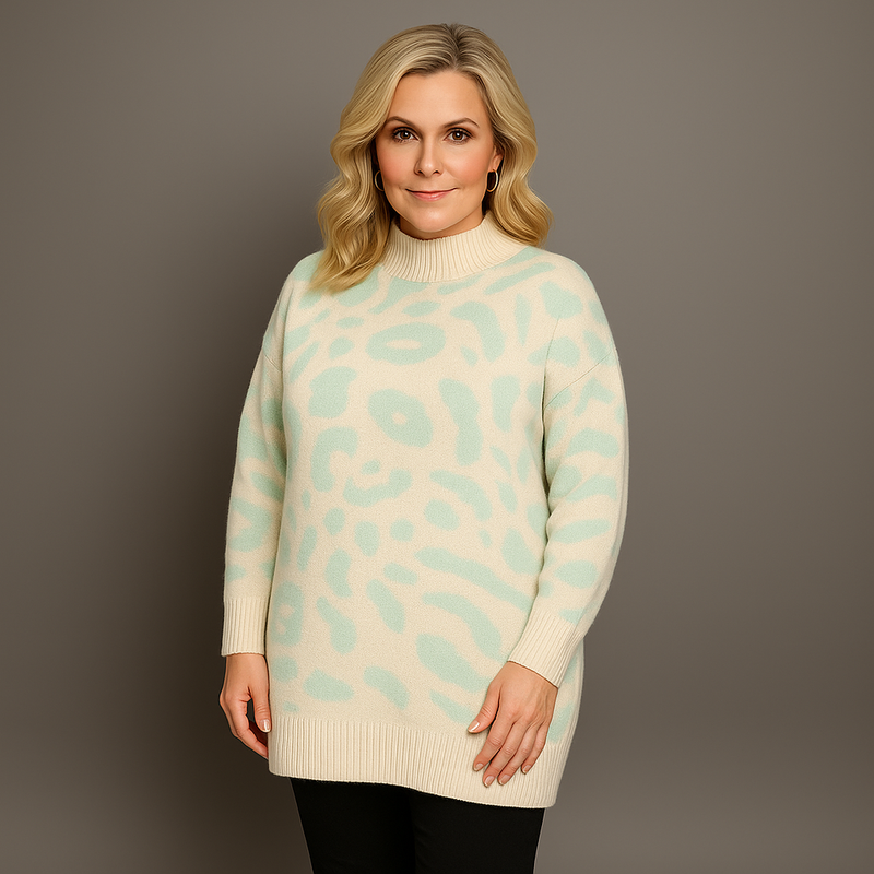 Turtle Neck Long Oversized Jumper