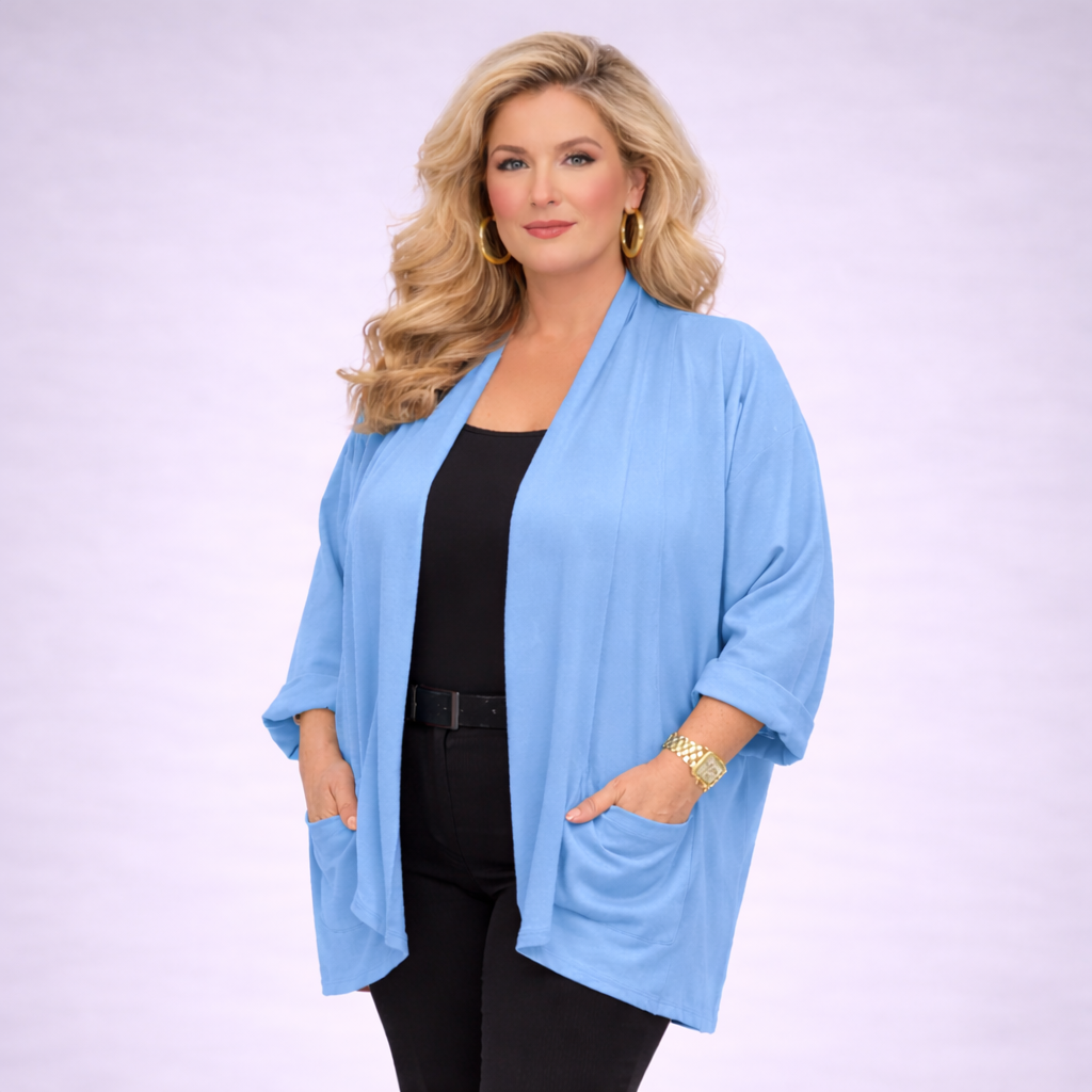 Open Front Loose Fitting Jacket