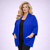 Open Front Loose Fitting Jacket