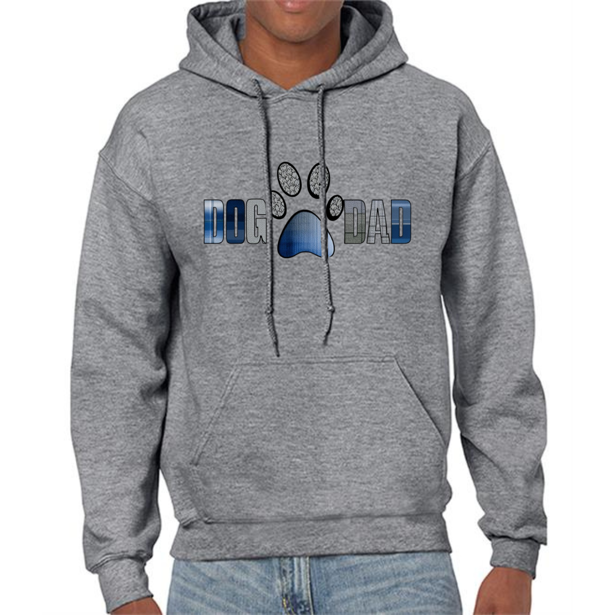 MENS DOG DAD HOODY