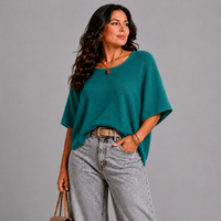Super Soft Round Neck Short Sleeve Jumper