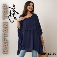 ROCKTHOSECURVES OVERSIZED LONG LENGTH KAFTAN / BLOUSE