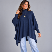 Polo Neck Super Soft Oversized Jumper