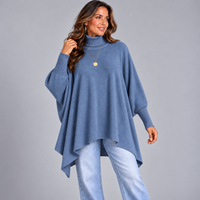 Polo Neck Super Soft Oversized Jumper