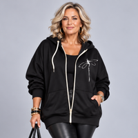 DRAGONFLY ZIP UP HOODIE / JACKET