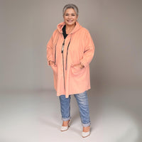 ROCKTHOSECURVES OVERSIZED POCKET FRONT COAT