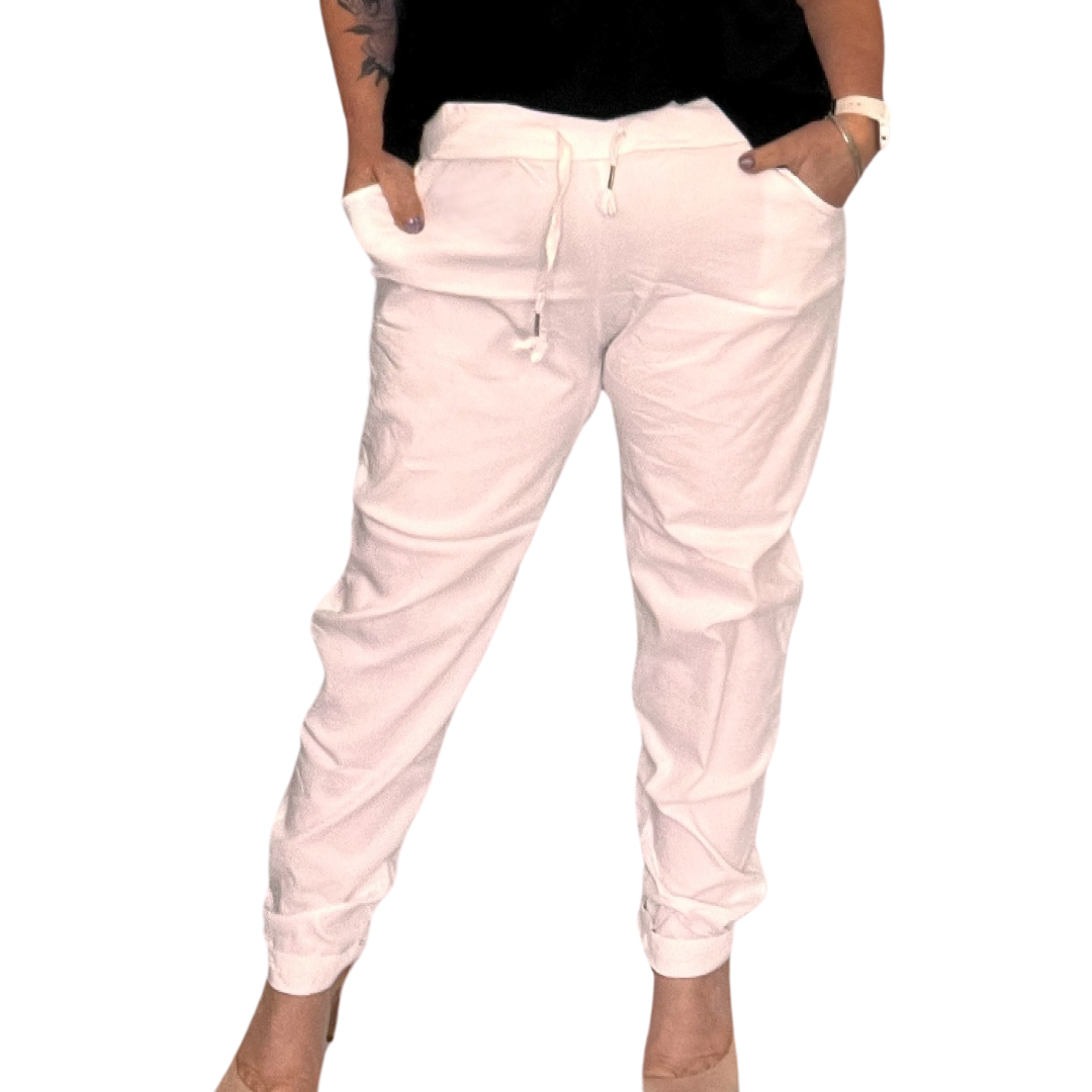 ROCKTHOSECURVES STRETCHY PLAIN TROUSERS / JEANS WITH SIDE POCKETS