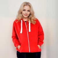 ROCKTHOSECURVES ZIP UP HOODY PLUS SIZE JACKET