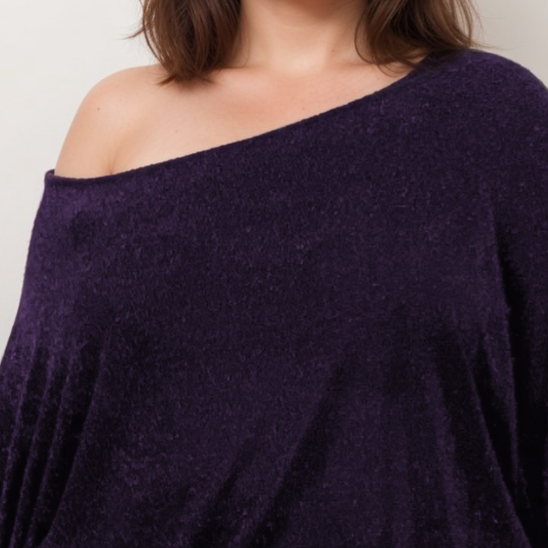 SPARKLY SHIMMER OFF SHOULDER BARDOT TOP