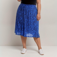 PAISLEY ELASTIC WAIST SKIRT