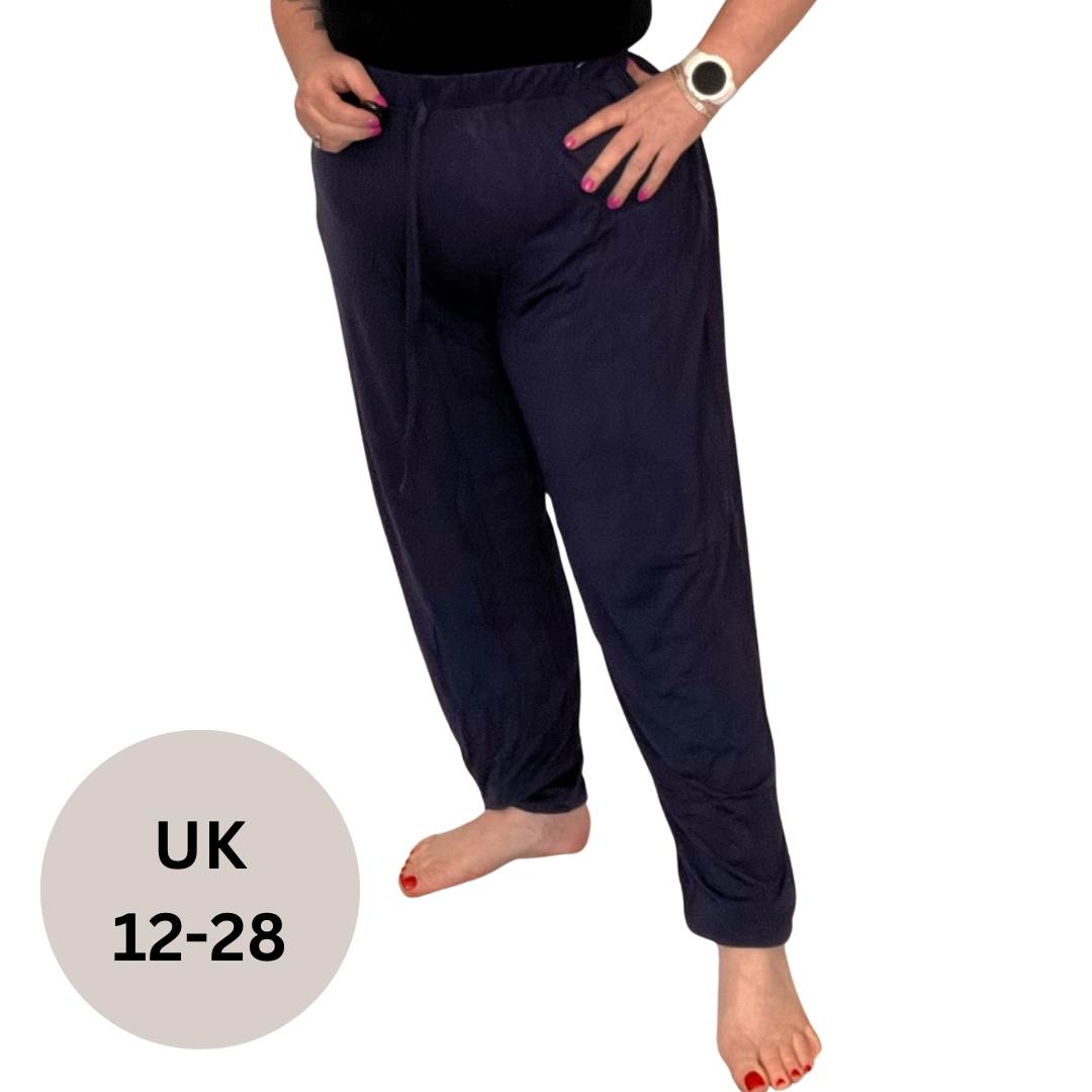 ROCKTHOSECURVES SUPER SOFT ELASTIC WAIST LOUNGE PANTS BOTTOMS