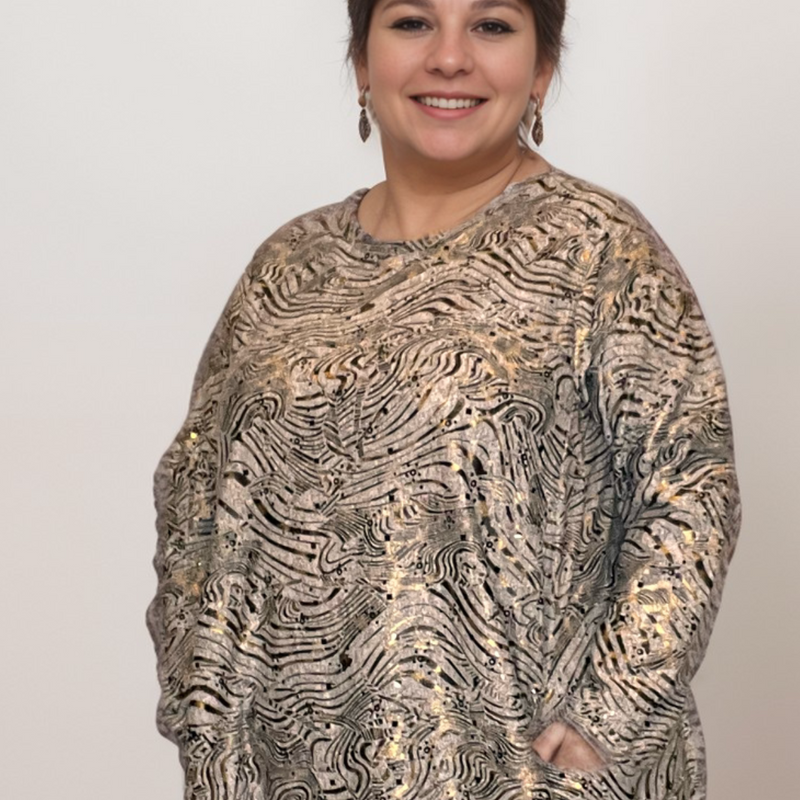 BRONZE DESIGN COMFY LOOSE FIT STYLE WITH POCKETS
