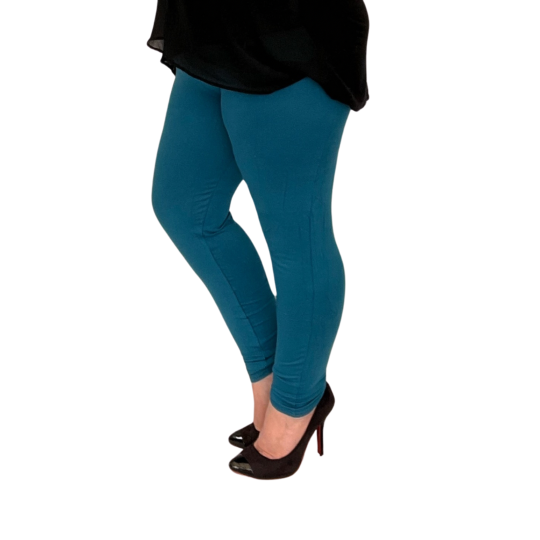 PLAIN HIGH WAIST VERY STRETCHY LEGGINGS