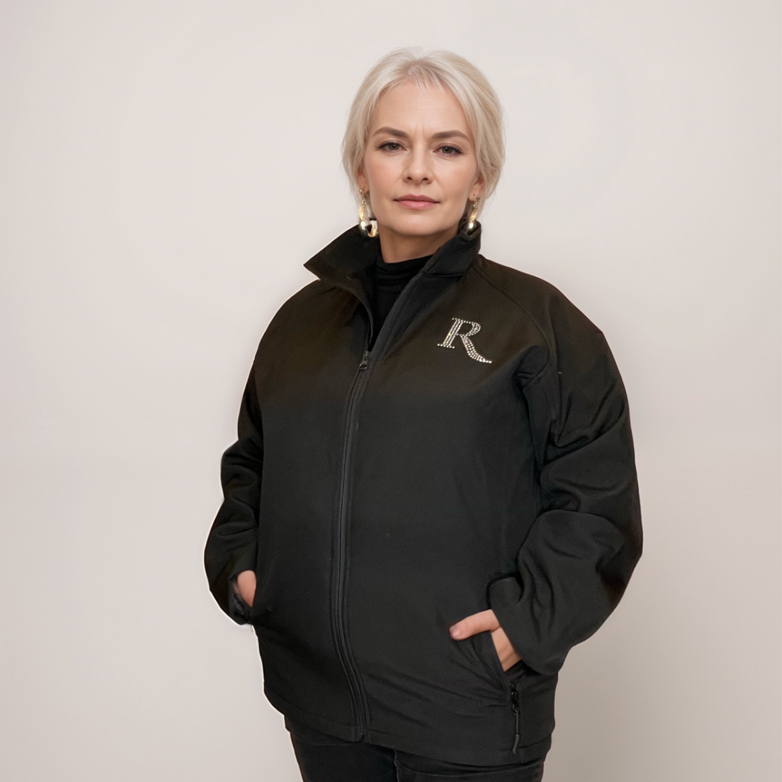 SIGNATURE DIAMANTÉ R FLEECE LINED SHELL JACKET