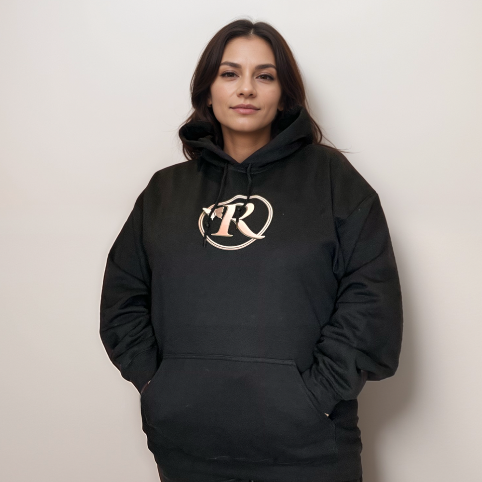 ROCKTHOSECURVES SIGNATURE R BUTTERFLY HOODY