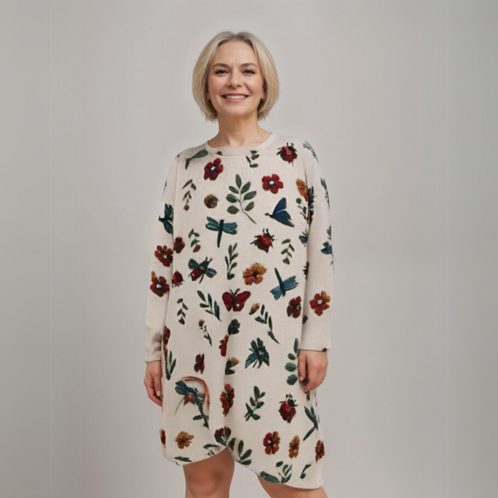 STONE DRAGONFLY JUMPER DRESS