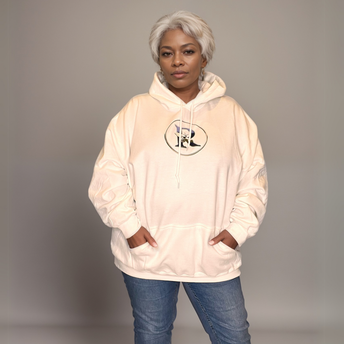 ROCKTHOSECURVES SIGNATURE R BEE HOODIE