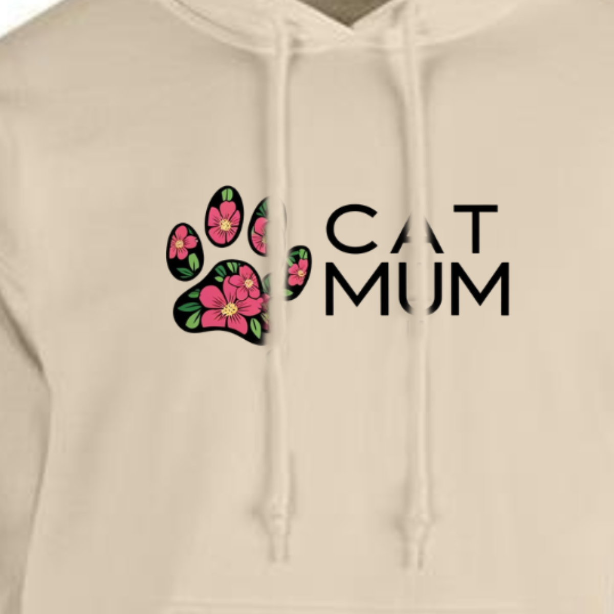 Plus‑Size Cat Mum Hoodie — Luxuriously Soft & Durable