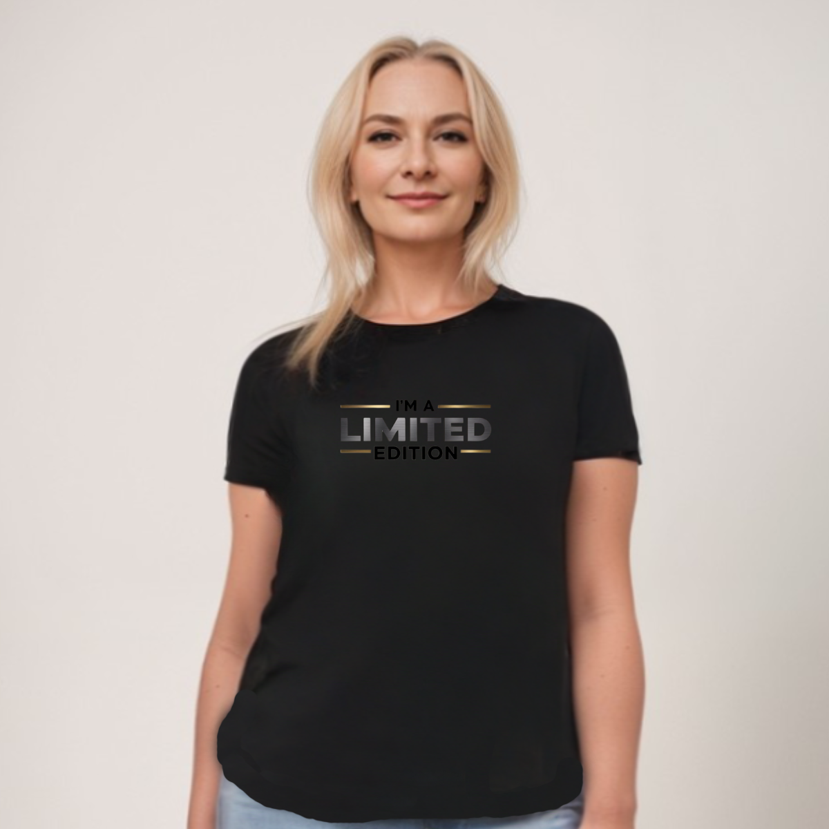 I'M A LIMITED EDITION ROUND NECK T-SHIRT