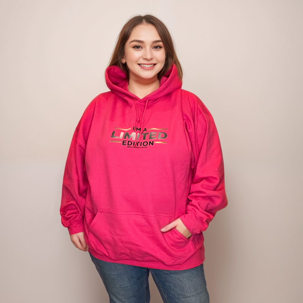 I'M A LIMITED EDITION HOODIEFUCHSIA / UK 12-14