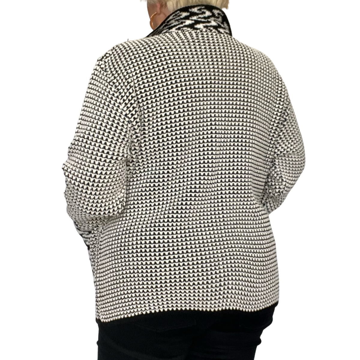 ROCKTHOSECURVES ZIP UP CARDIGAN WITH COLLAR + POCKETS