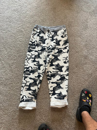 camo print joggers