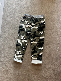 camo print joggers