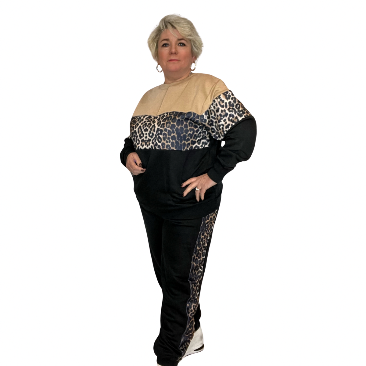 Women's plus size hot sale warm up suits