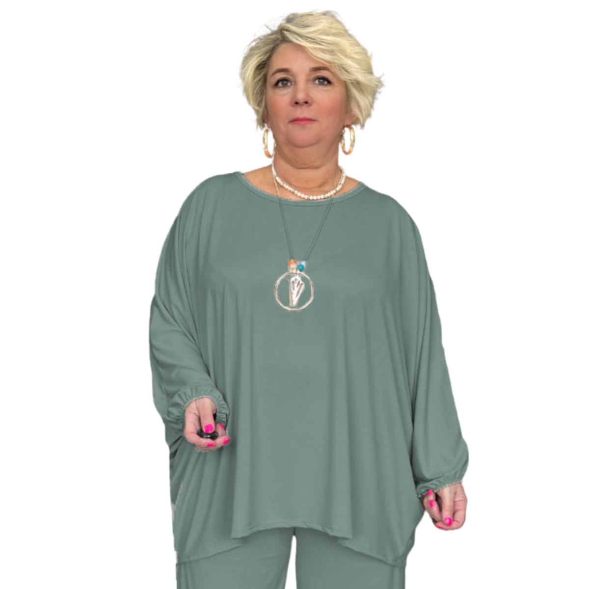 ROCKTHOSECURVES TWO PIECE PALAZZO TROUSERS + BATWING TOP OUTFIT